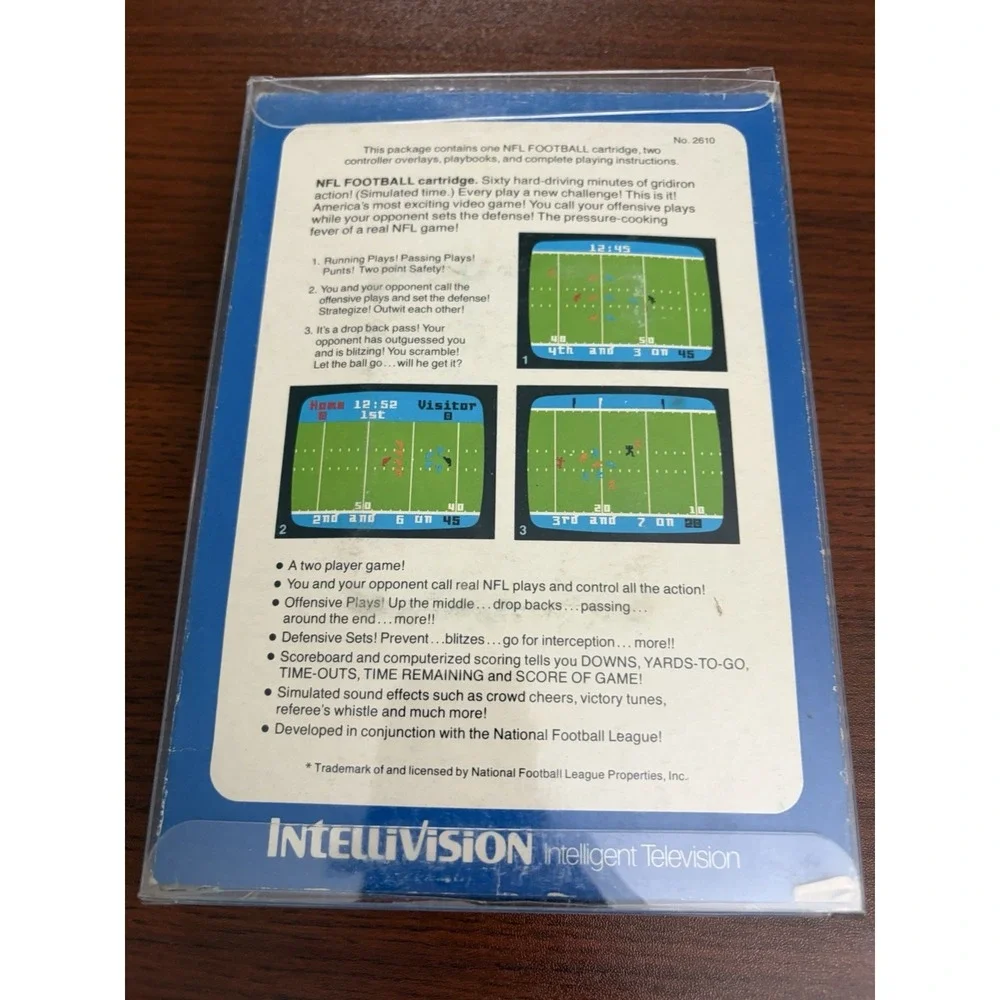 Intellivision NFL Football Game by Mattel Games
